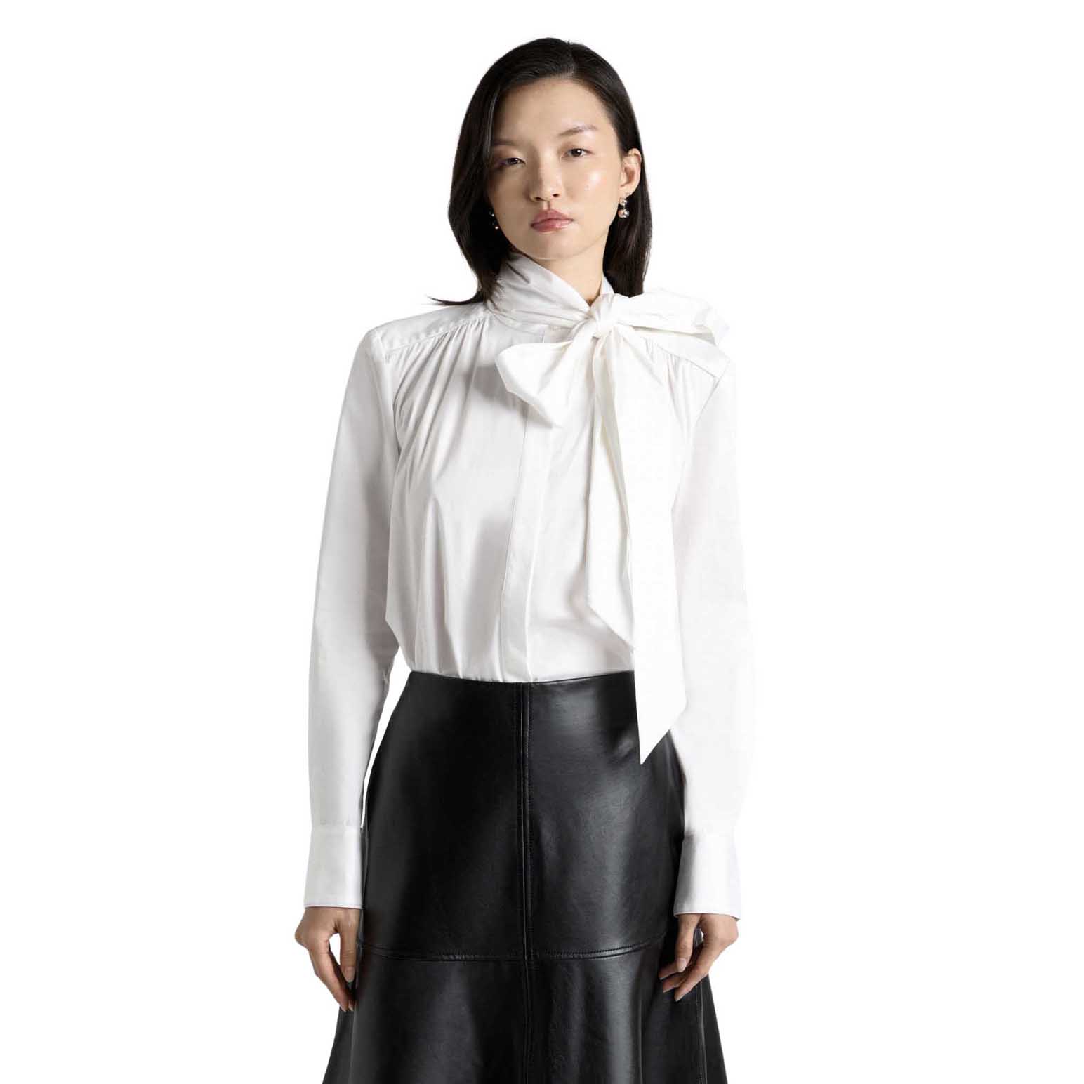 Cue Stretch Cotton Blouse